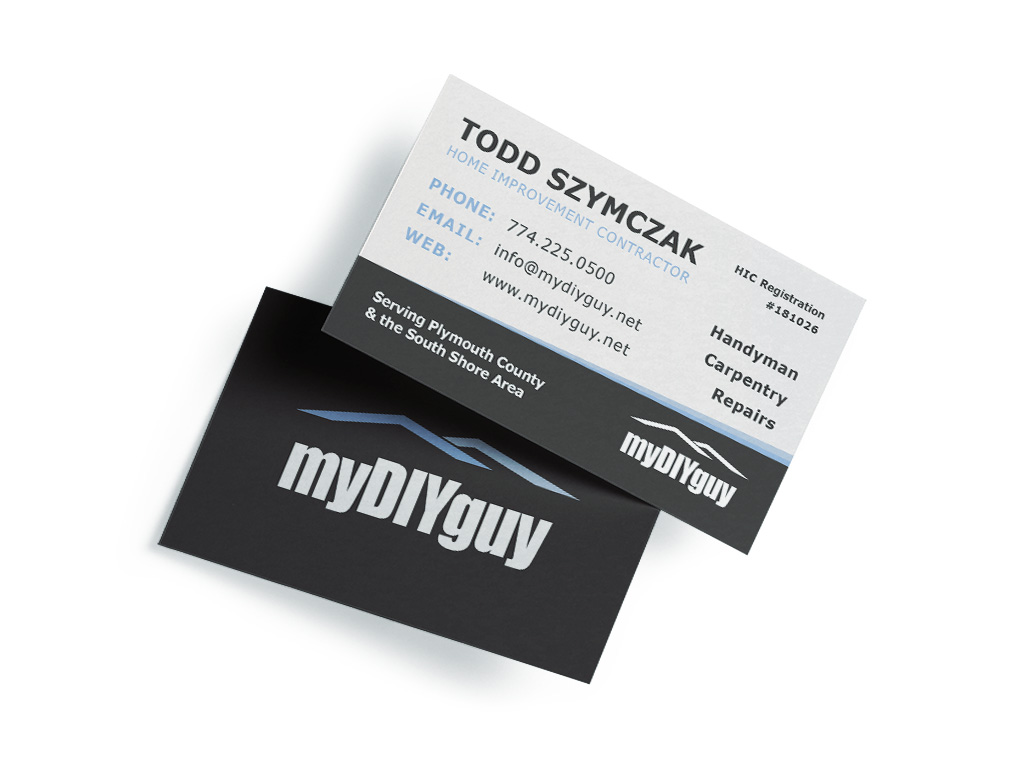 myDIYguy business card presentation